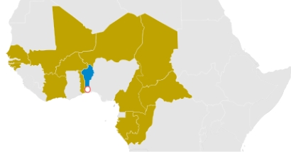 Bénin - Carte Zone CIMA AFRIQUE