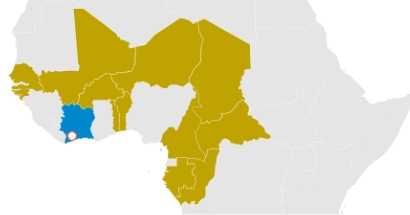 Côte d’Ivoire - Carte Zone CIMA AFRIQUE
