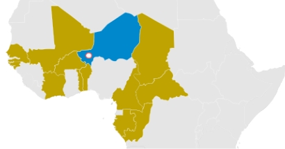 Niger - Carte Zone CIMA AFRIQUE