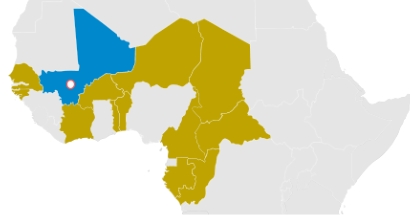 Mali - Carte Zone CIMA AFRIQUE